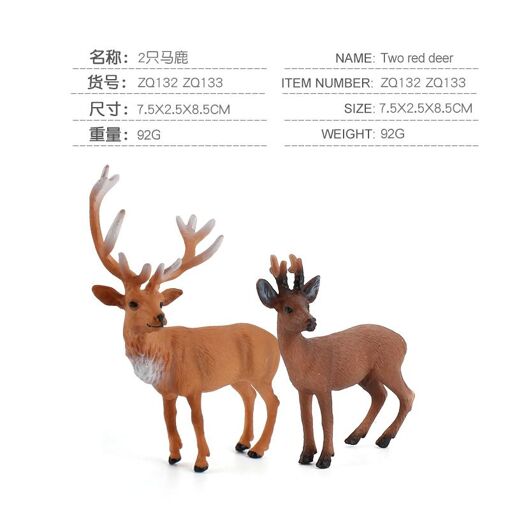 Lcarege Figurines d'animaux de la forêt, 16 pièces, Petits Animaux réalistes, Figurines Miniatures éducatives en Plastique pour Enfants, Jouet, décoration de gâteau