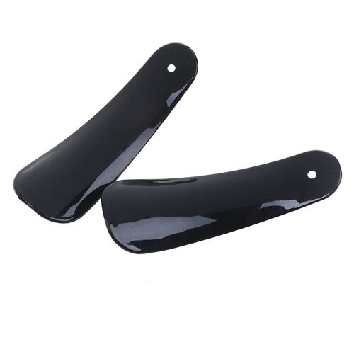 Corne De Chaussure Noire En Plastique Professionnel, Outil De Levage De Chaussures À Long Manche, Accessoires Pour Aider À Porter Des Cornes De Chaussures 1/2 Pièces
