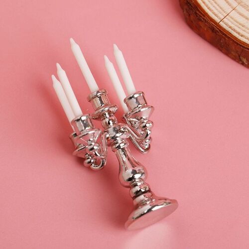 Bougeoirs Rétro Miniatures, Modèle De Lampe À Bougie, Accessoires De Décoration, Meubles De Maison De Poupée, Jouet De Jeu, 1/12
