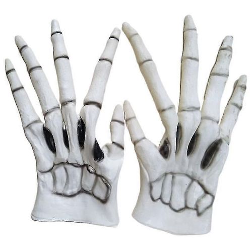Gants Unisexes Gothiques Punk Pour Halloween, Griffes De Dragon, Cloutés En Métal, Longs Ongles, Mitaines En Similicuir, Costume De Cosplay Pour Adulte