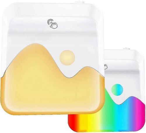 Veilleuse LED réglable et plug-and-play avec capteur de lumière automatique pour enfants
