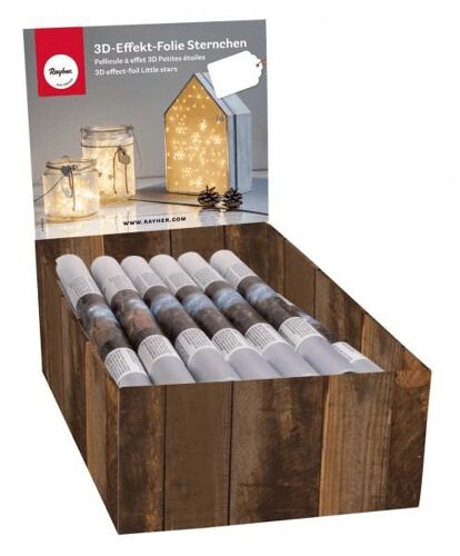 Film Plastique A Effet 3d Etoiles