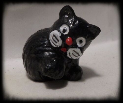 Figurine Les Animaux Domestiques - Chat Assis - 2cm