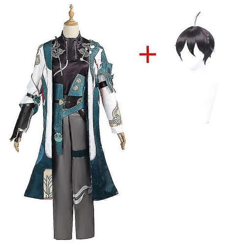 Costume De Cosplay De Honkai Star Rail, Uniforme De Cosplay Qingque, Perruque Qingque, Costume De Jeu De Rôle Pour Fête D'halloween, Pour Femmes Et Filles, Taille Xl