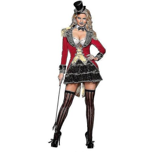 Costume De Cirque Pour Halloween, Tenue De Scène, Dresseur D'animaux Sauvages, Déguisement De Carnaval, De Pourim, De Mascarade, Robe De Soirée Pour Couple, Taille M