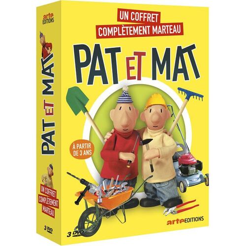 Coffret Pat Et Mat : Pat Et Mat + Les Nouvelles Aventures De Pat Et Mat + Pat Et Mat Déménagent - Pack