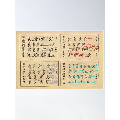Canevas imprimer Parchemin de flexion d'avatar Impression sur toile DIY installer/ 40x50cm ou 40x40cm