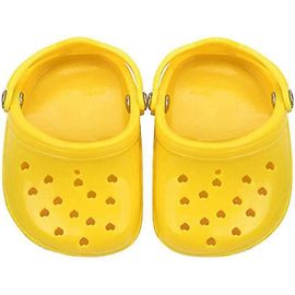Sandales Pour Chiots, Couleurs Acidulées, Avec Semelle Antidérapante Robuste, Chaussons Respirants En Maille Souple, Chaussures Mignonnes Pour Chiens - Jaune