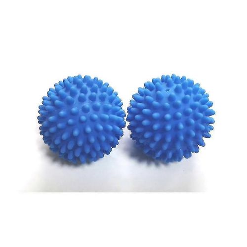 Lot de 4 boules de séchage. Boules de lavage pour machine à laver. Boules pour un résultat plus moelleux, bleues.