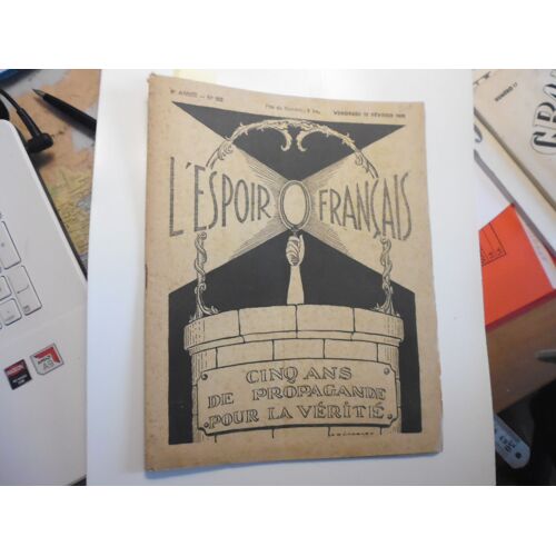 L'espoir Francais 262 - Cinq Ans De Propagande Pour La Vérité.