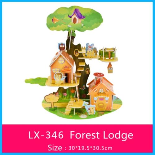Puzzle 3d Chalet Forestier 