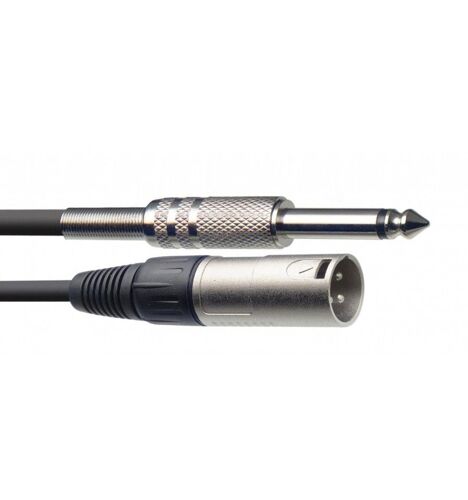Stagg SAC1PXM DL - Câble audio, XLR/jack (m/m), 1 m