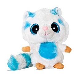 Doudou Peluche Yoohoo Tigre Blanc Turquoise Aurora World