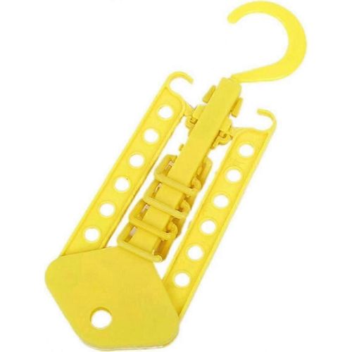 Portant À Vêtements Pliable Multifonction En Plastique Avec 12 Trous Pour Gagner De La Place