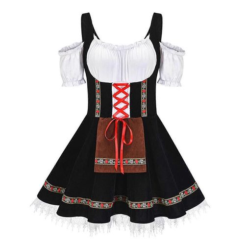 Déguisement Oktoberfest Pour Femme, Robe De Serveuse Pour Le Carnaval Et Halloween - 4xl