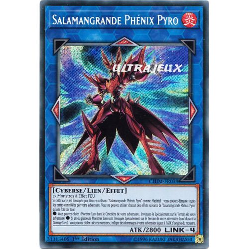 Yu-Gi-Oh! - Chim-Fr039 - Salamangrande Phénix Pyro - Secret Rare