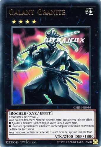 Yu-Gi-Oh! - Chim-Fr036 - Galant Granite - Ultra Rare
