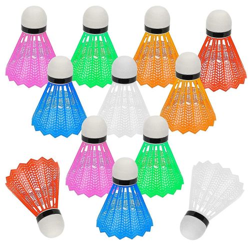 Lot De 20 Raquettes De Badminton En Plastique, Pour Entraînement Sportif En Intérieur Et En Extérieur, Couleur Aléatoire