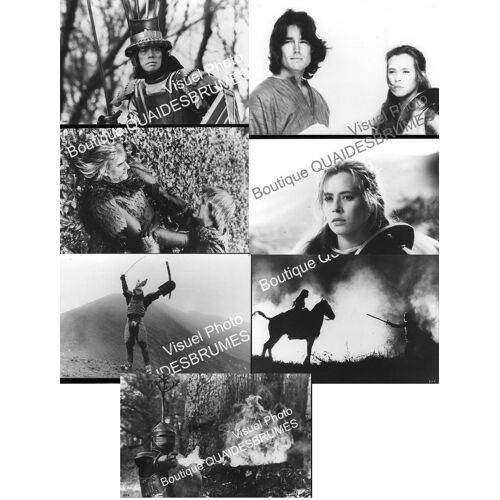 Le Choix Des Seigneurs (I Paladini, Storia D'armi E D'amori):Jeu De 7 Photos Argentiques D'exploitation Cinématographique-Format 11,5x17,5 Cm-De Giacomo Battiato Avec Barbara De Rossi, Ronn Moss -1983