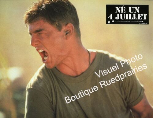 Né Un 4 Juillet (Born On The Fourth Of July) : Jeu De 12 Photos D'exploitation Cinématographique - Format 21x27 Cm - De Oliver Stone Avec Tom Cruise, Raymond J. Barry, Willem Dafoe - 1989