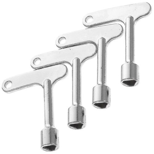Lot de 4 clés d'ascenseur, clé de service d'ascenseur, clé triangulaire pour panneau de verrouillage