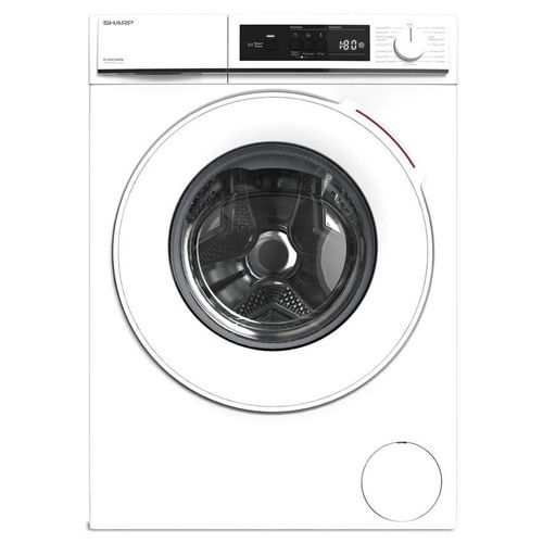 Machine à laver hublot Sharp ES-NFA014DWNA-FR - 59.7x58.2x84.5 cm (lxpxh) - 10 kg - 1400 tours/min - blanc