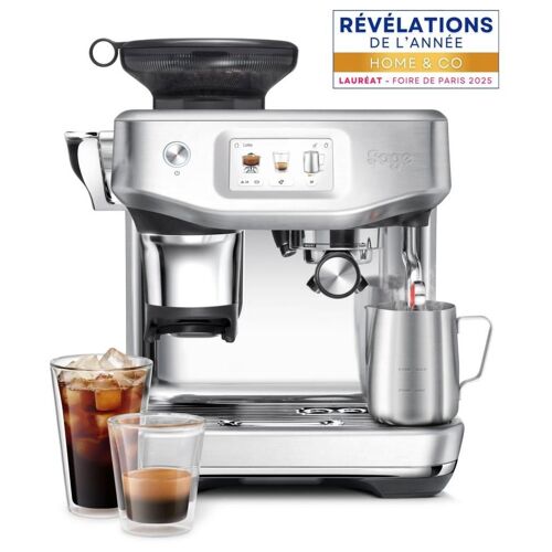 Machine à expresso SAGE SES882 THE BARISTA TOUCH IMPRESS COLD Acier inoxydable brossé (SES882BSS4FEU1)