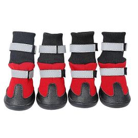 Chaussures Imperméables Et Antidérapantes Pour Chien (Noir) - S