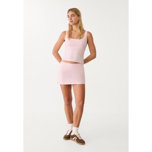 Stradivarius Jupe-Culotte Mini Rose Pastel M