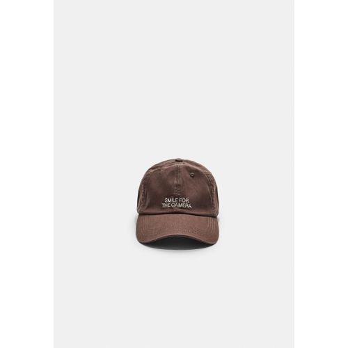 Stradivarius Casquette Message Marron Os