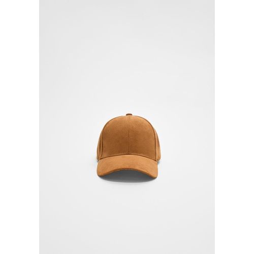 Stradivarius Casquette En Suédine Camel Clair Os