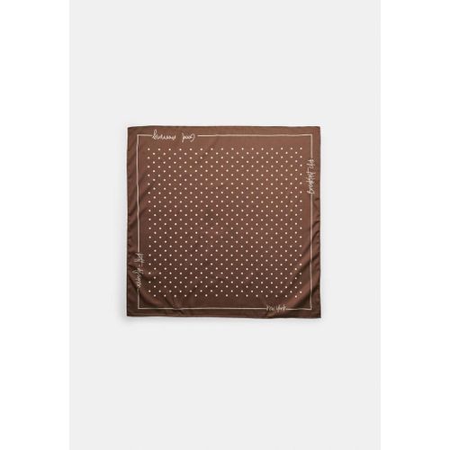 Stradivarius Foulard Pois Marron Os
