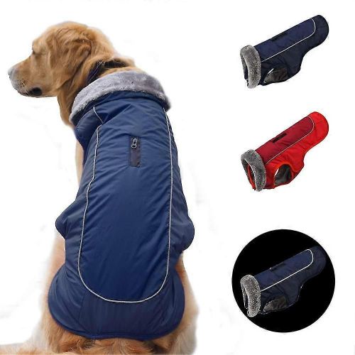 Manteau D'hiver Pour Chien, Confortable, Réfléchissant, Imperméable, Coupe-Vent, Vêtement Chaud Pour Chien, Vêtements Pour Animaux De Compagnie Par Temps Froid, Style Britannique