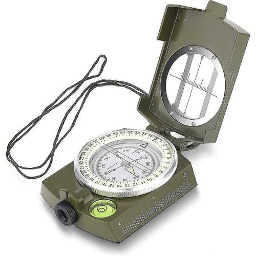 Boussole Militaire, Boussole Militaire, Sangle Étanche Et Antichoc, Étui De Transport Pour La Navigation, La Visée, La Chasse, La Randonnée, Le Camping, L'extérieur, La Distance