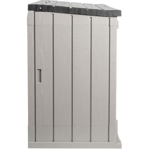 Coffre De Jardin Storer Plus Xl - Résine - Capacité 1270l - Taupe Et Marron