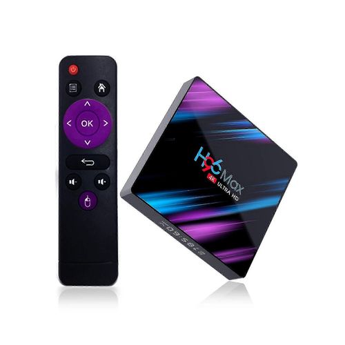 Boîtier TV H96 Max 4K 2 Go + 16 Go, lecteur multimédia Android Kodi