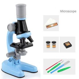 Microscope scientifique pour enfants, microscope biologique pour enfants et étudiants - bleu