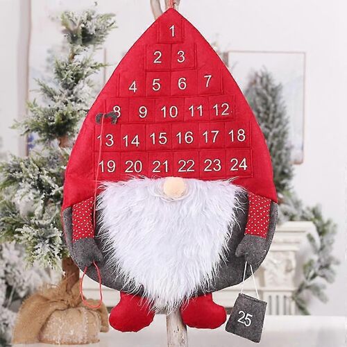 Calendrier créatif de l'Avent de Noël, Calendrier du vieil homme de la forêt nordique Calendrier Rudolph Calendrier du compte à rebours, Maison de Noël