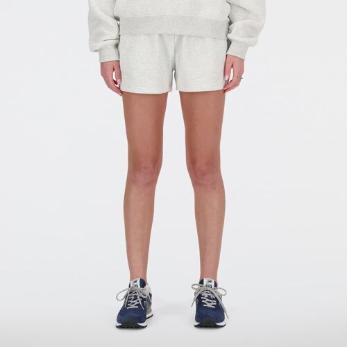 New Balance Sport Essentials French Terry Shorts Femme Sport Gris Taille S Vêtements