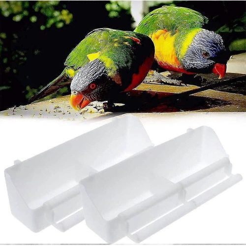 Mangeoires À Oiseaux Evago, Mangeoire À Oiseaux Suspendue, Bol D'eau Pour Oiseaux, Mangeoire En Plastique 2pcs