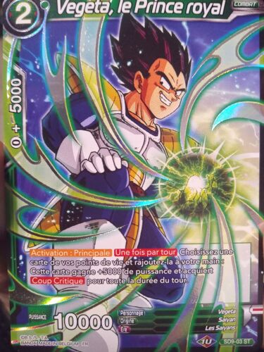 Dragon Ball Super Sd09-03 St Vegeta,Le Prince Royal