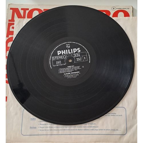 Vinyle 33 Tours Claude Nougaro - "Paris Mai". Pressage 6325 219, 1969 Philips. Vinyle En Très Bon État, Pochette Présentant Des Traces D'usure Et De Décollement.