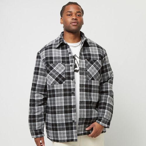 Urban Classics Padded Checked Shirt Jacket Homme Chemisettes Noir Taille L Vêtements