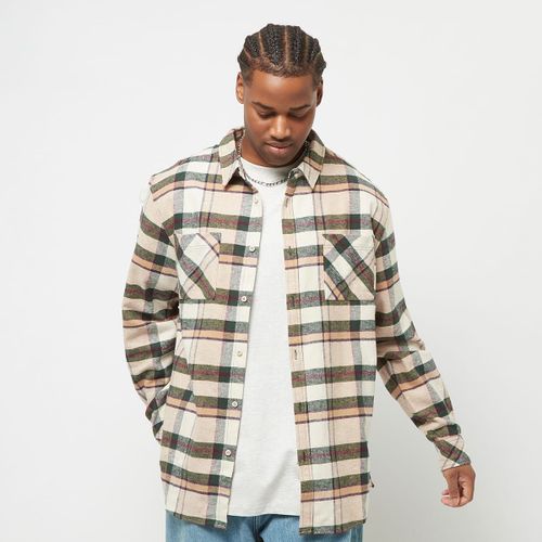 Urban Classics Checked Mountain Shirt Homme Chemisettes Beige Taille S Vêtements