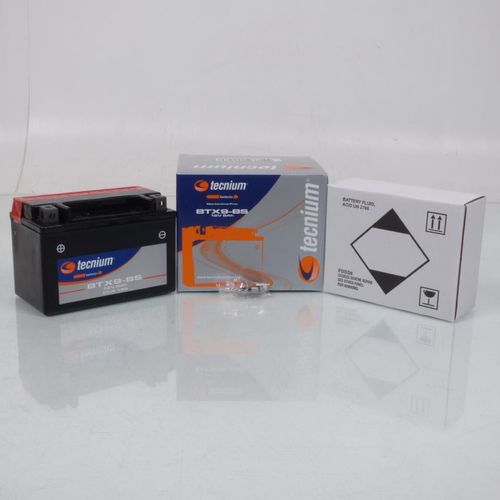 Batterie Tecnium Pour Moto Honda 750 Vfr R Rc30 1988 À 1991 Ytx9-Bs / 12v 8ah Neuf