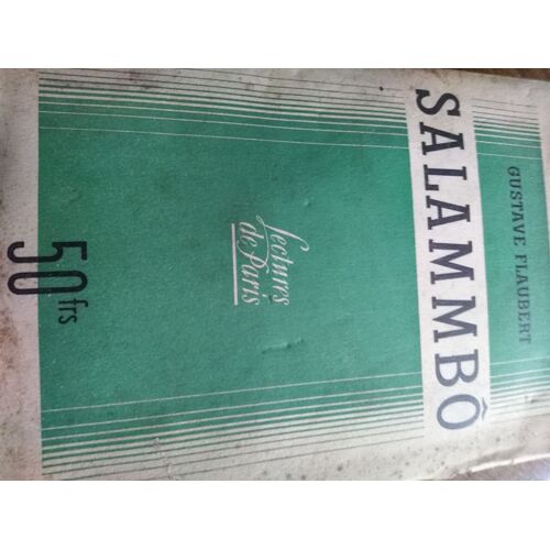 Salammbô G Flaubert ( Ouvrage Ancien )