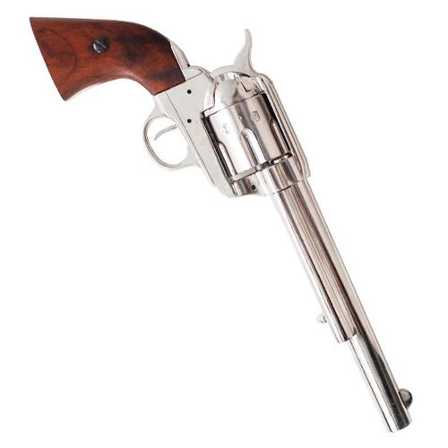 Revolver DENIX Colt 45 Cowboy Western Replique Gris P1107NQ Pistolet Factice Ne Tire Pas