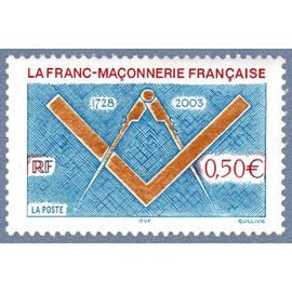 France 2003, Très Beau Timbre Neuf** Luxe Yvert 3581, 275ème Anniversaire De La Franc-Maçonnerie Française.