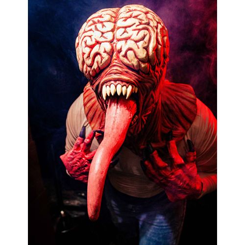 Masque Intégral De Monstre Cerveau Apparent Adulte