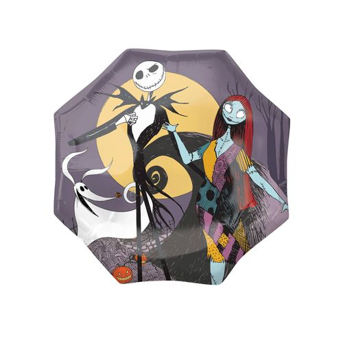 Ballon Aluminium Jack Et Sally De L'étrange Noël De Mr Jack 43 Cm
